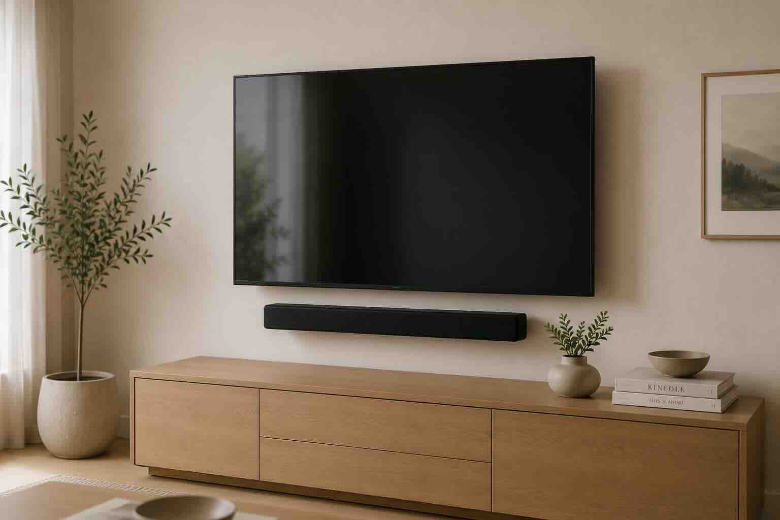 Soundbar-asennus