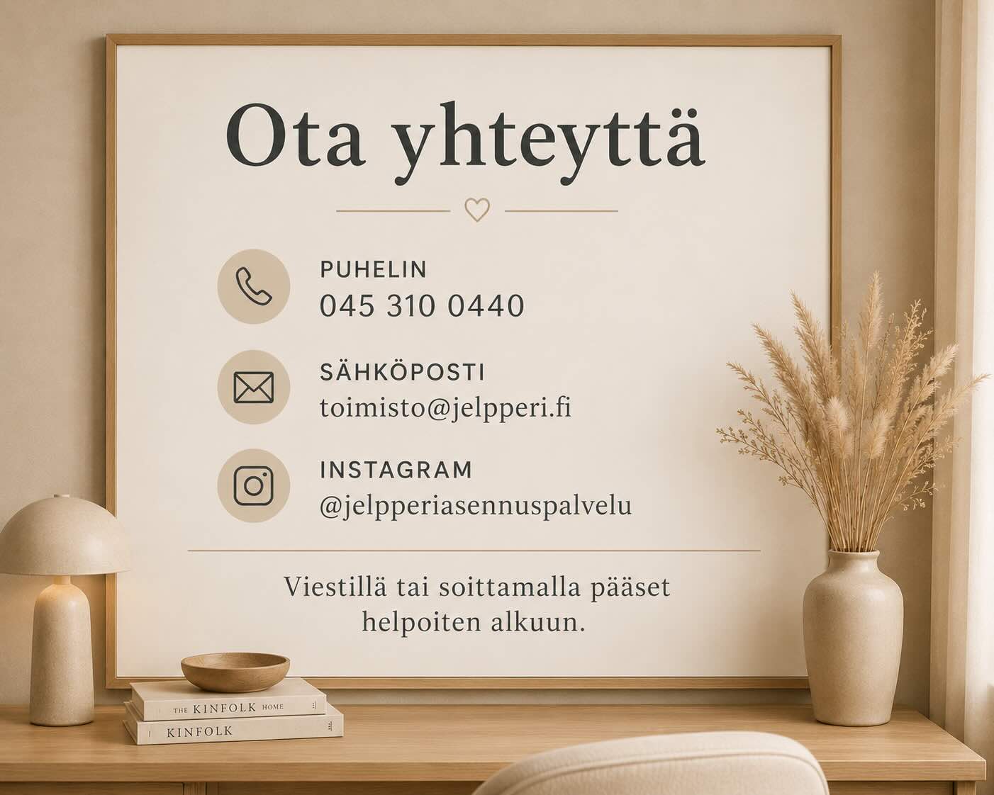 Yhteys Jelpperi asennuspalveluun